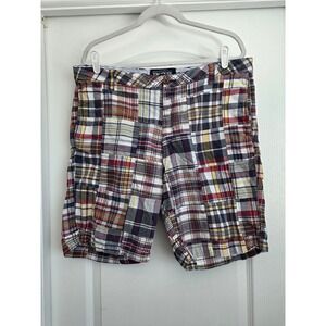 The New‎ Ivy Brand Authentic Indian Madras Plaid Patch Shorts Men's Sz 38 Preppy